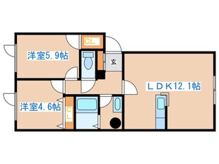 サンヒルズの物件間取画像